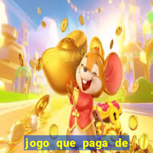 jogo que paga de verdade no pix sem depositar nada